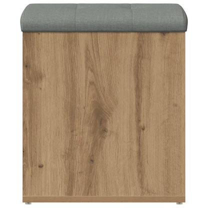 Storage Bench Artisan Oak 42x42x45 cm Engineered Wood