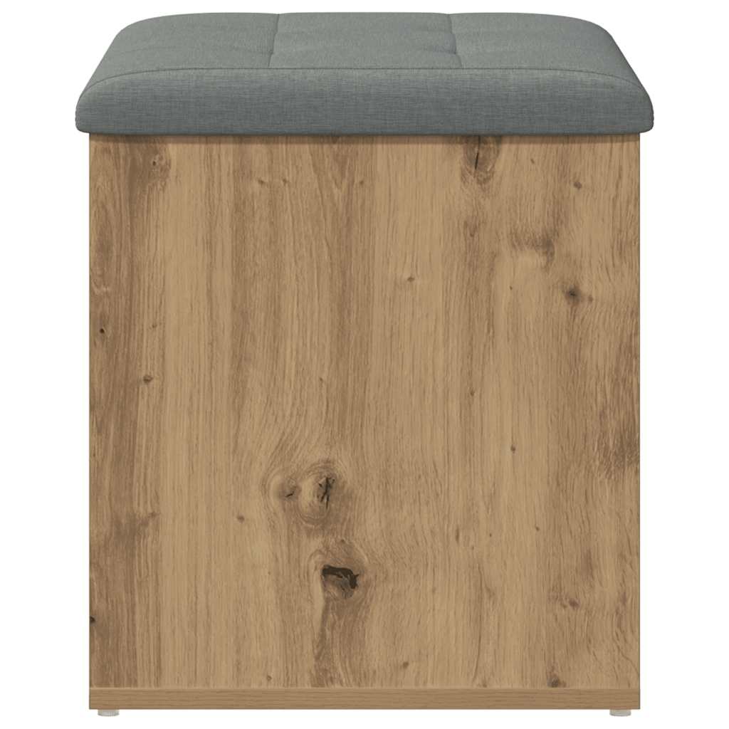 Storage Bench Artisan Oak 62x42x45 cm Engineered Wood