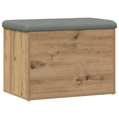 Storage Bench Artisan Oak 62x42x45 cm Engineered Wood