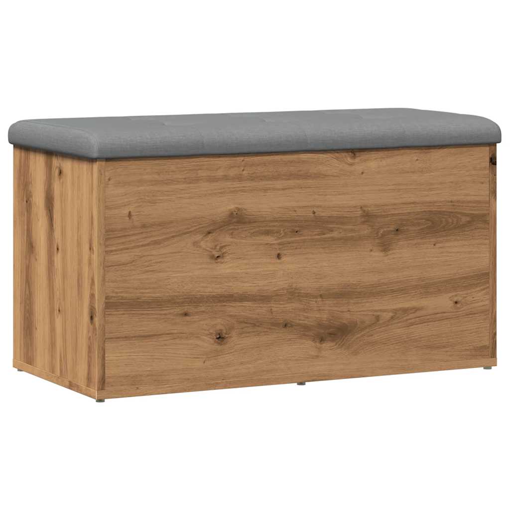 Storage Bench Artisan Oak 82x42x45 cm Engineered Wood