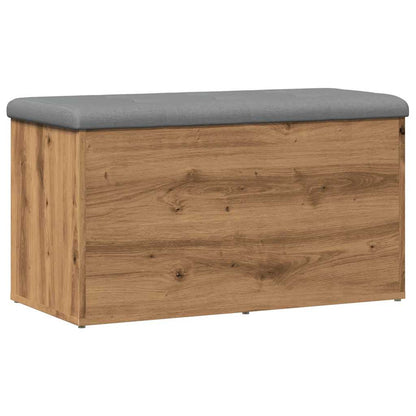 Storage Bench Artisan Oak 82x42x45 cm Engineered Wood
