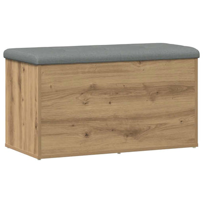 Storage Bench Artisan Oak 82x42x45 cm Engineered Wood