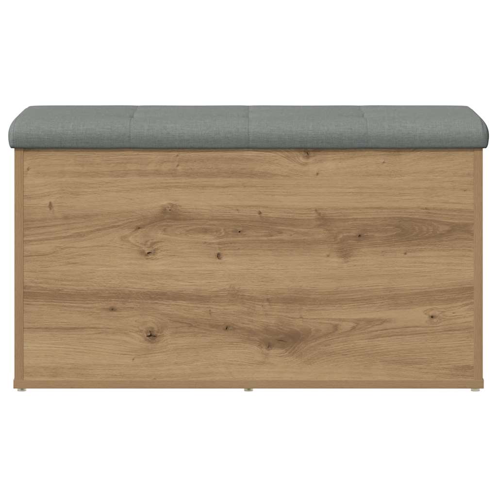 Storage Bench Artisan Oak 82x42x45 cm Engineered Wood