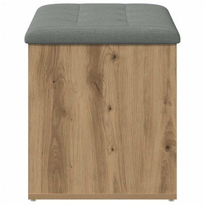 Storage Bench Artisan Oak 82x42x45 cm Engineered Wood