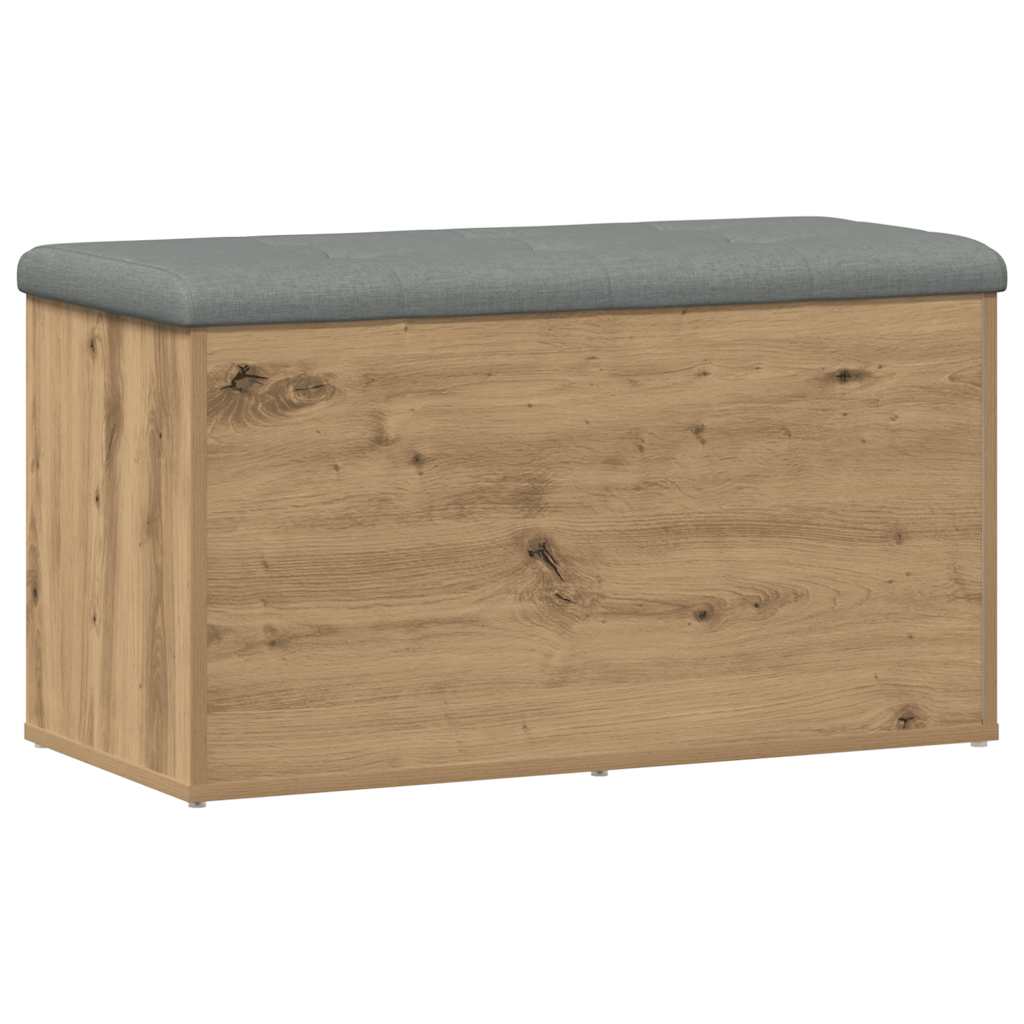 Storage Bench Artisan Oak 82x42x45 cm Engineered Wood