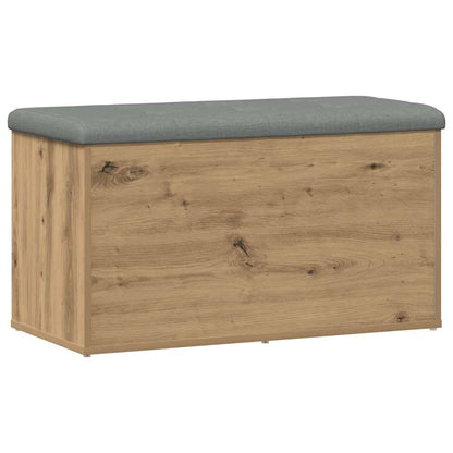 Storage Bench Artisan Oak 82x42x45 cm Engineered Wood