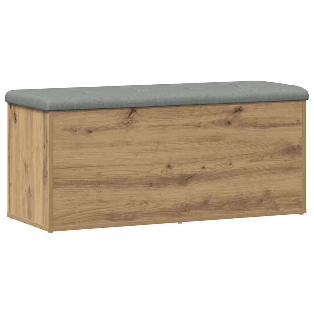 Storage Bench Artisan Oak 102x42x45 cm Engineered Wood