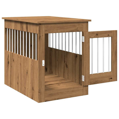 Dog Crate Furniture Artisan Oak 55x80x68 cm Engineered Wood