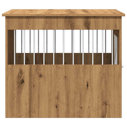 Dog Crate Furniture Artisan Oak 55x80x68 cm Engineered Wood