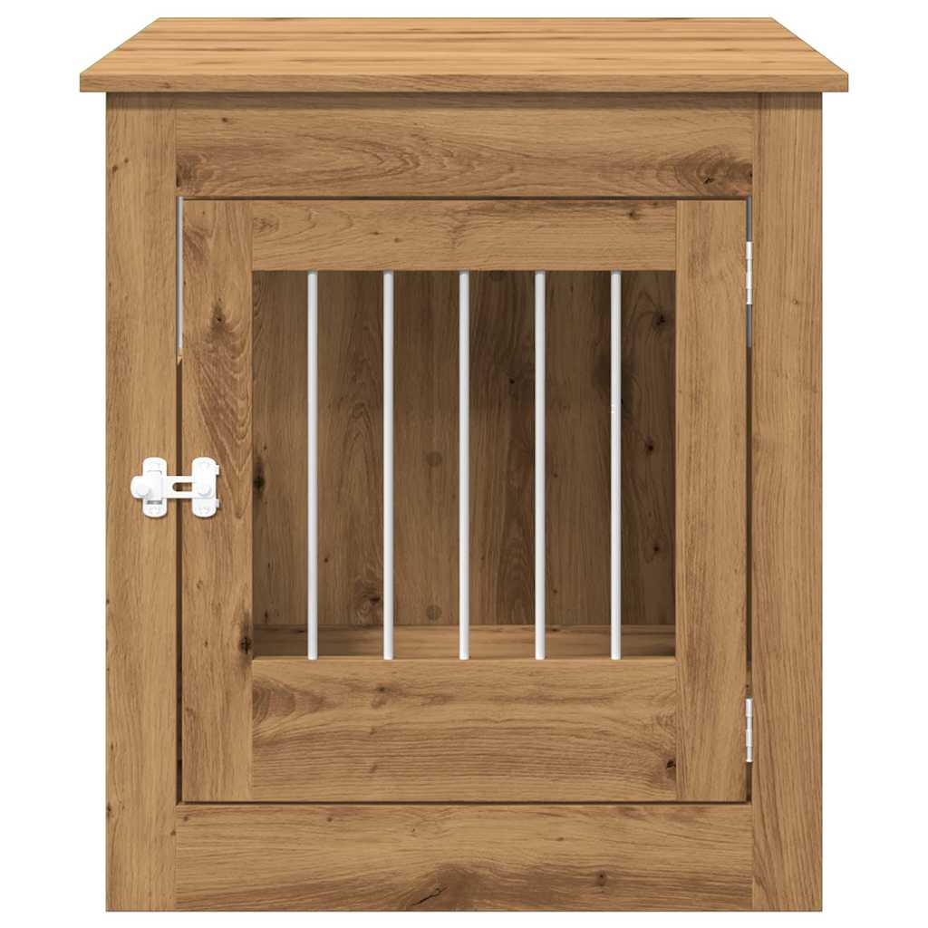 Dog Crate Furniture Artisan Oak 64.5x80x71 cm Engineered Wood