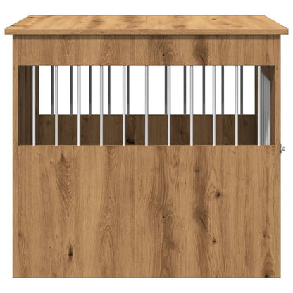 Dog Crate Furniture Artisan Oak 64.5x80x71 cm Engineered Wood