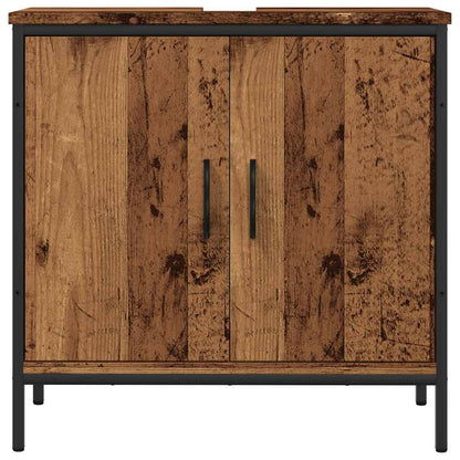 Sink Cabinet Old Wood 60x30x60 cm Engineered Wood