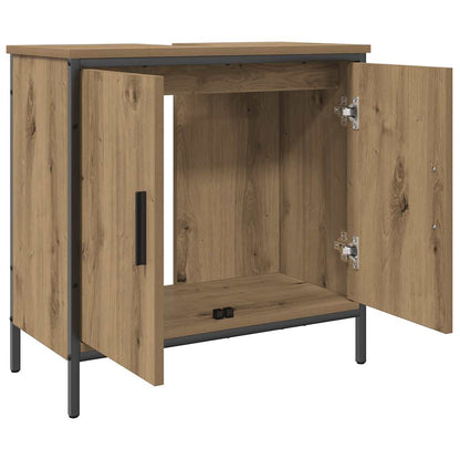 Sink Cabinet Artisan Oak 60x30x60 cm Engineered Wood
