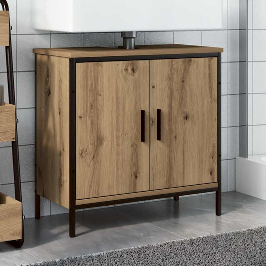 Sink Cabinet Artisan Oak 60x30x60 cm Engineered Wood