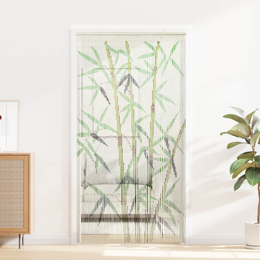 Insect Door Curtain Bamboo Print 100x220 cm Bamboo