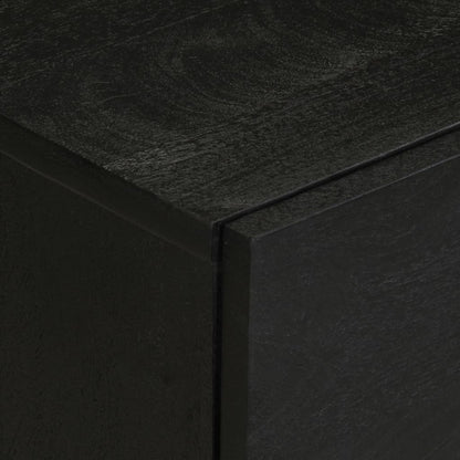 Bedside Cabinet Black 50x33x62 cm Engineered Wood