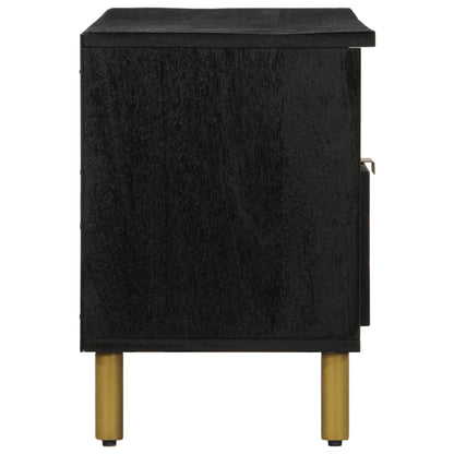 TV Cabinet Black 100x33x46 cm Engineered Wood