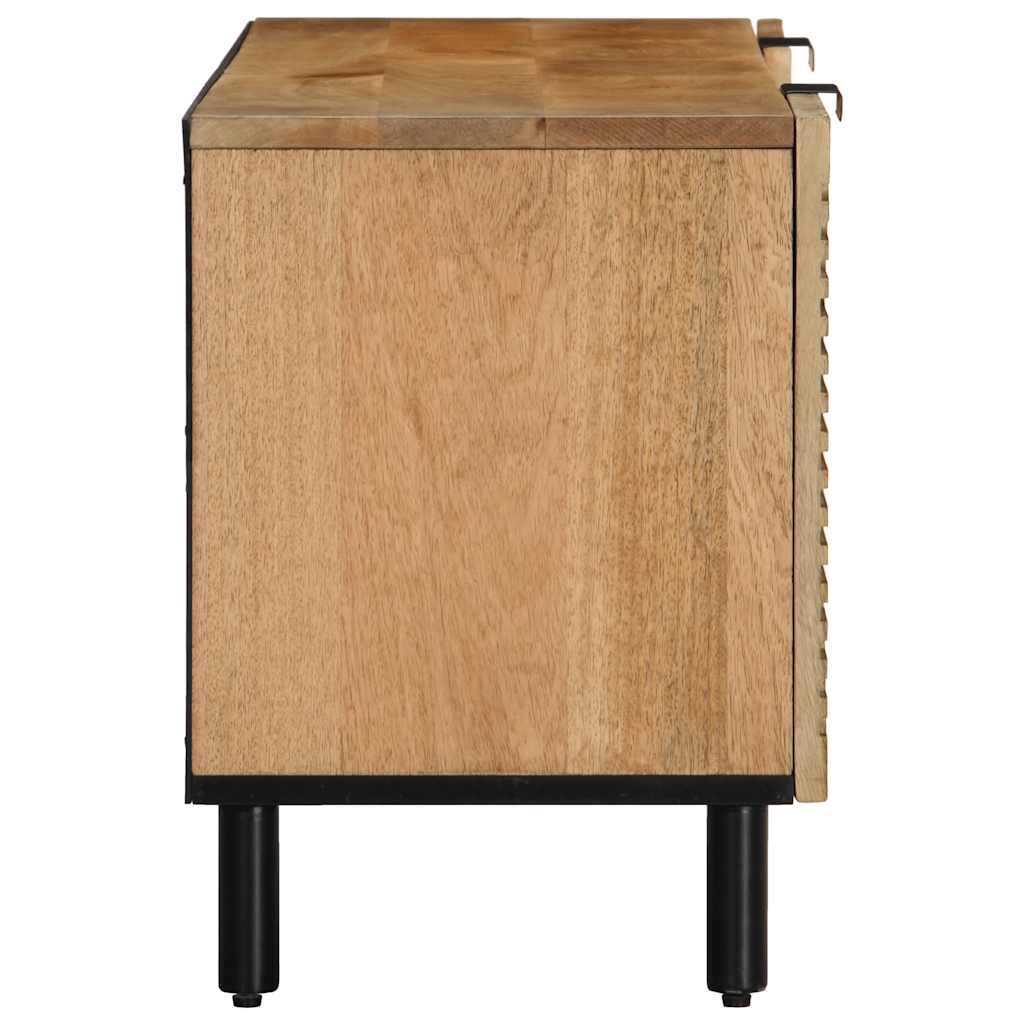 TV Cabinet Brown 105x33x46 cm Solid Wood Mango