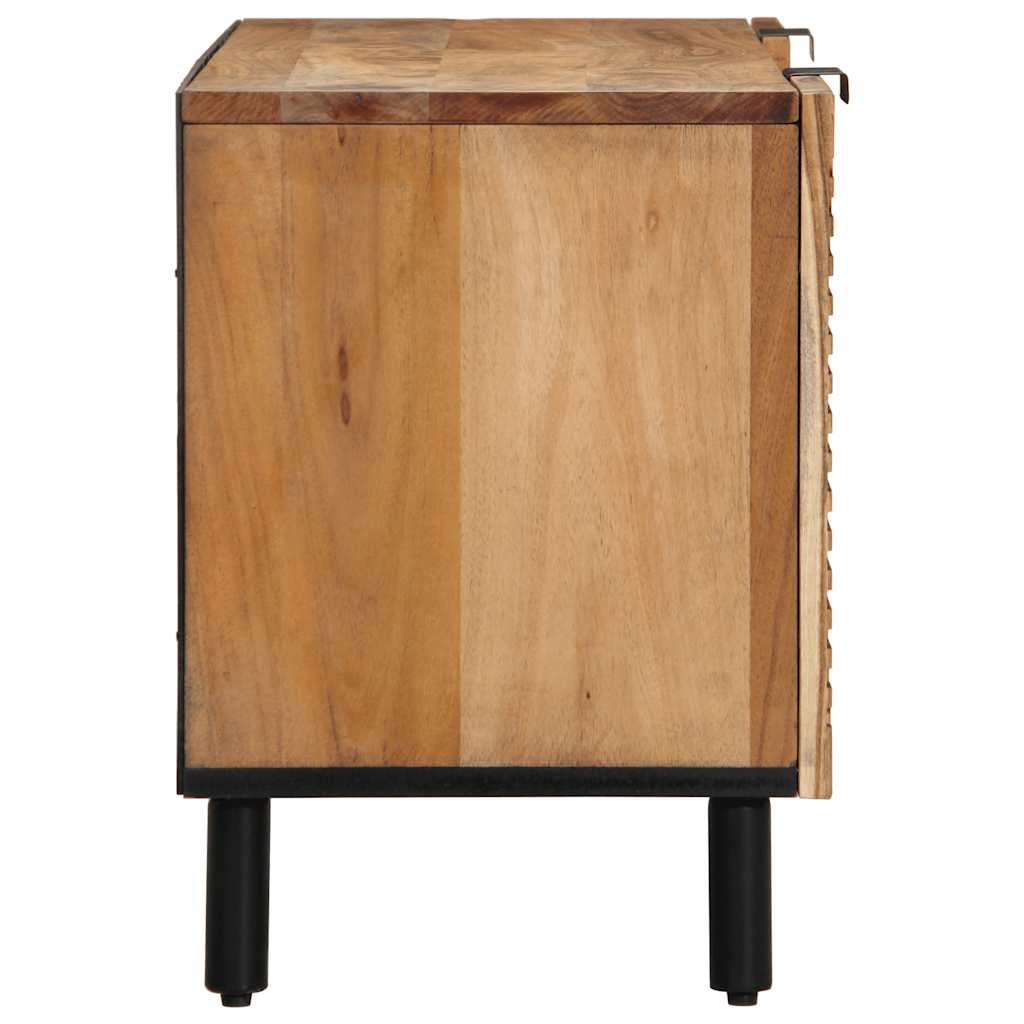TV Cabinet 105x33x46 cm Solid Wood Acacia