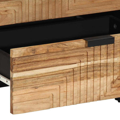 Bedside Cabinet Brown 50 x 33 x 62 cm Solid acacia wood