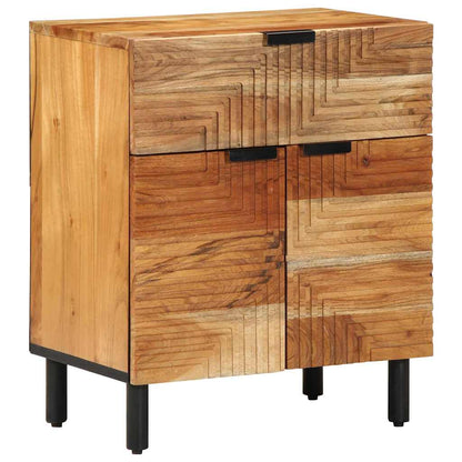 Bedside Cabinet Brown 50 x 33 x 60 cm Solid acacia wood