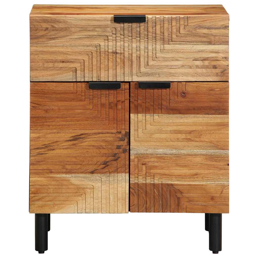 Bedside Cabinet Brown 50 x 33 x 60 cm Solid acacia wood