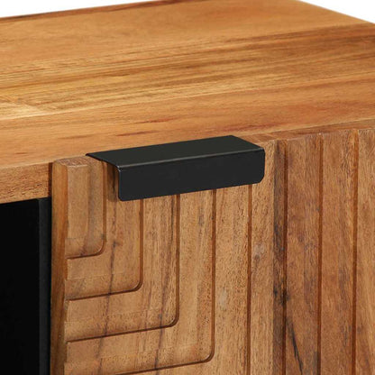 TV Cabinet with Shelf Brown 80 x 31.5 x 46 cm Solid Acacia wood
