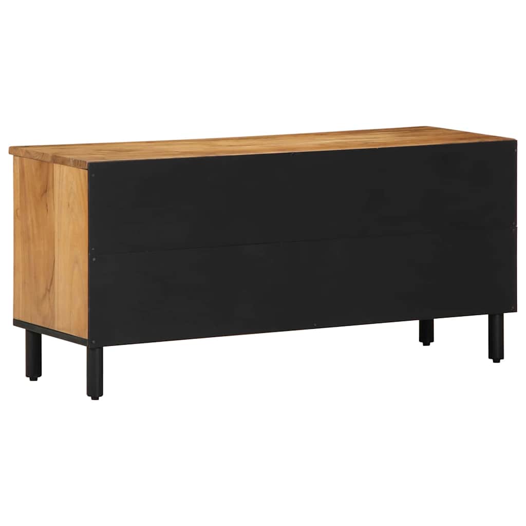 TV Cabinet Brown 100 x 33.5 x 46 cm Solid Acacia wood