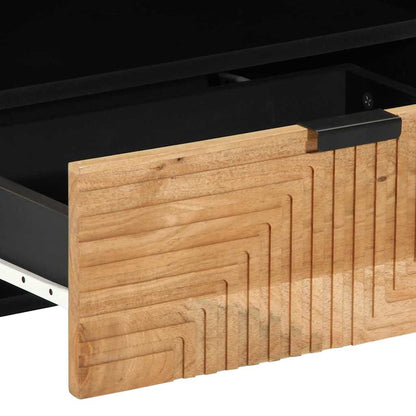 TV Cabinet with Shelf Brown 80 x 33.5 x 46 cm Solid Acacia wood