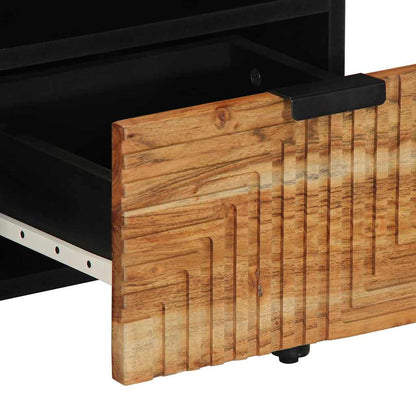 TV Cabinet Brown 100 x 33.5 x 46 cm Solid Acacia wood
