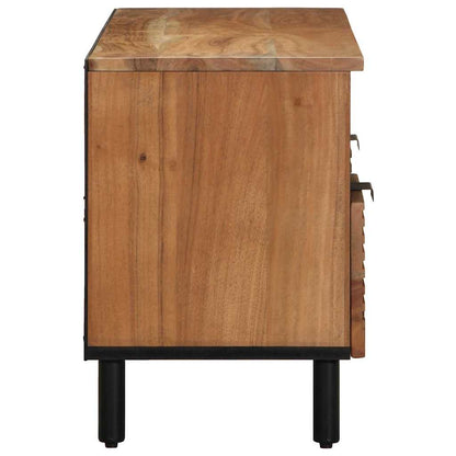 TV Cabinet Brown 100 x 33.5 x 46 cm Solid Acacia wood