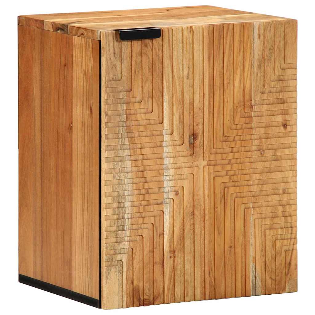 Bathroom Hanging Cabinet with Shelf Brown 38 x 33.5 x 48 cm