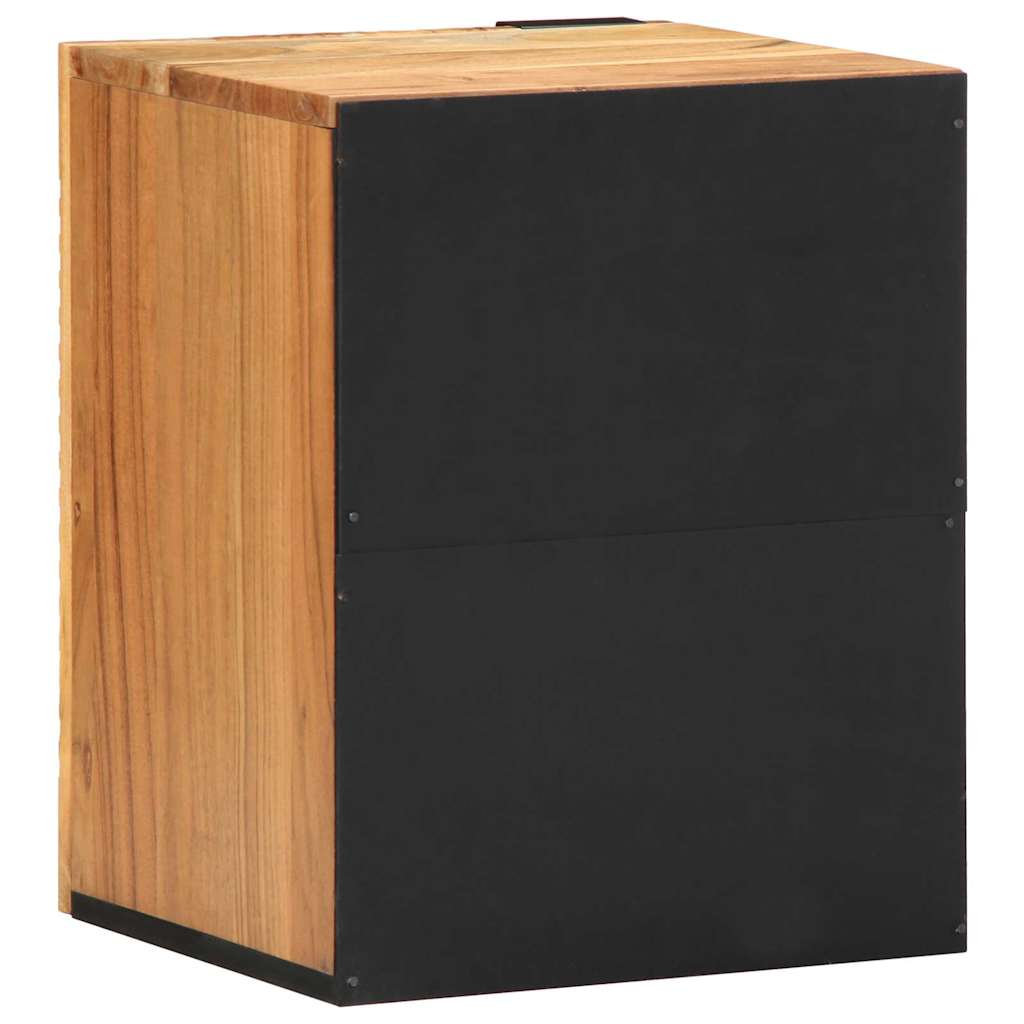 Bathroom Hanging Cabinet with Shelf Brown 38 x 33.5 x 48 cm