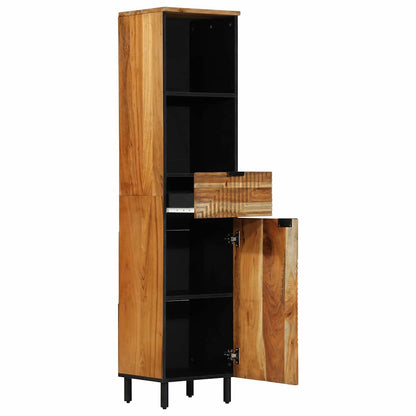 Bathroom Cabinet Brown 38 x 33 x 160 cm Solid Acacia wood
