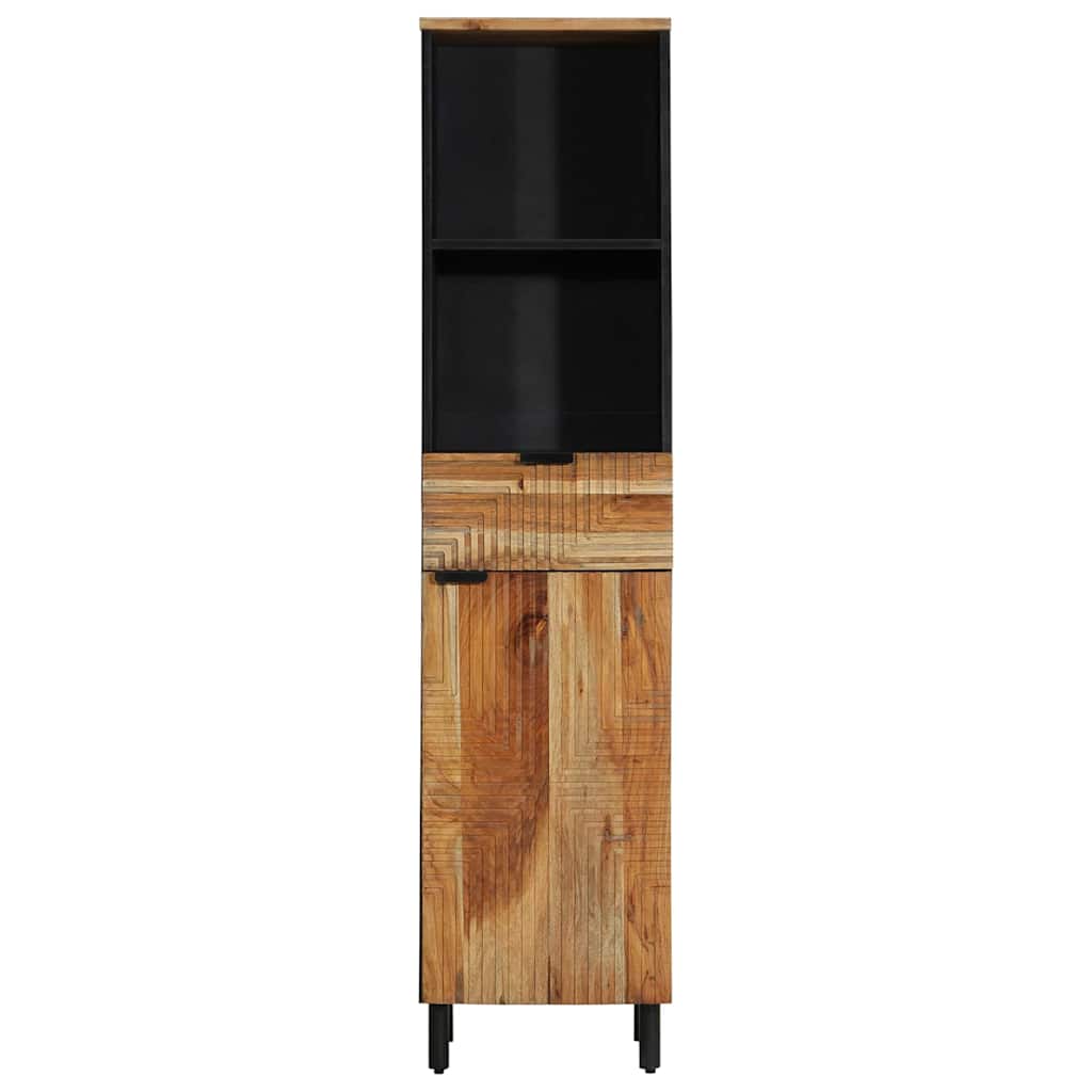Bathroom Cabinet Brown 38 x 33 x 160 cm Solid Acacia wood