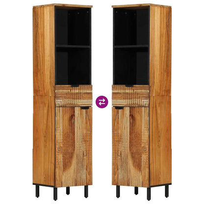 Bathroom Cabinet Brown 38 x 33 x 160 cm Solid Acacia wood