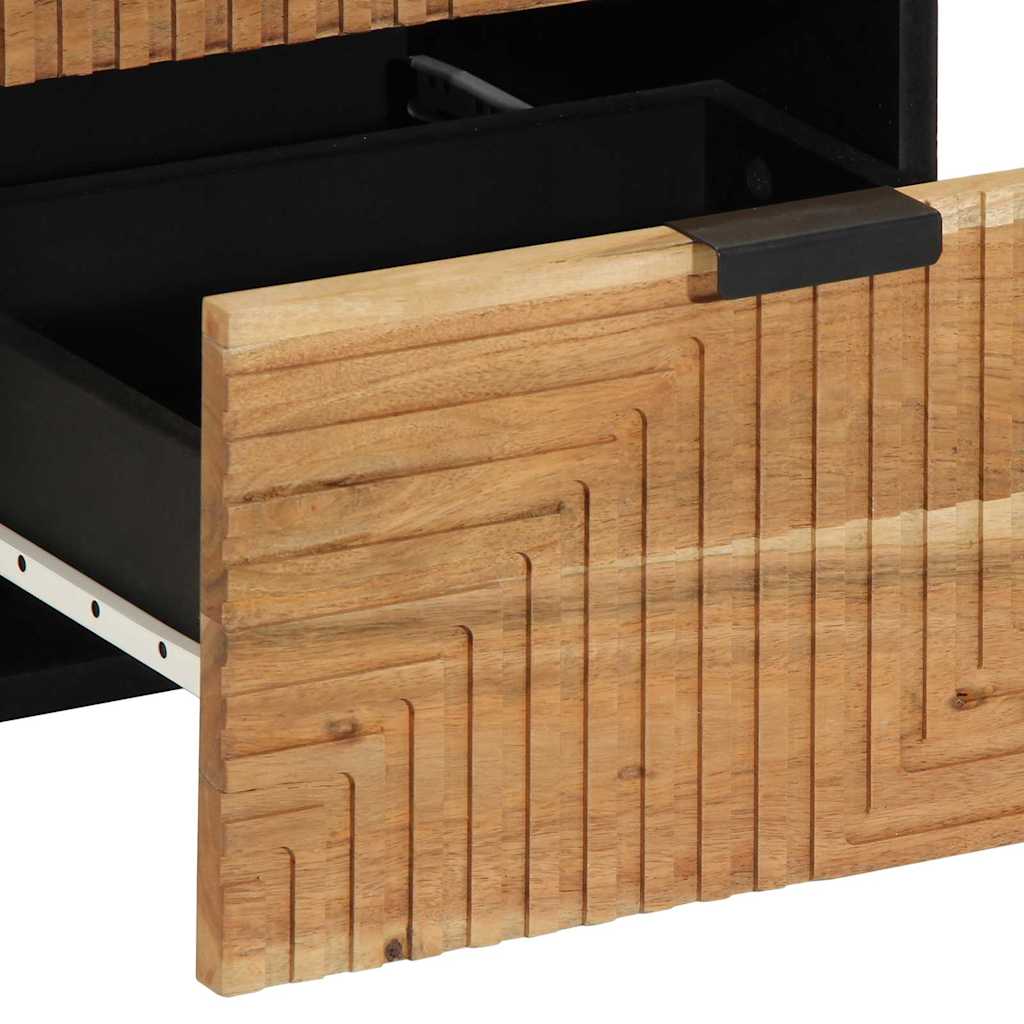 Sideboard with Shelf Brown 40 x 33 x 75 cm Solid Acacia wood