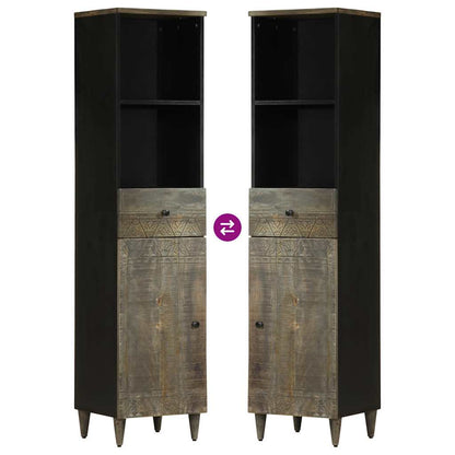 Bathroom Cabinet 38x33x160 cm Solid Wood Mango