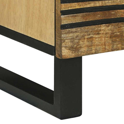 Bedside Tables Brown and Black 40 x 33 x 46 cm