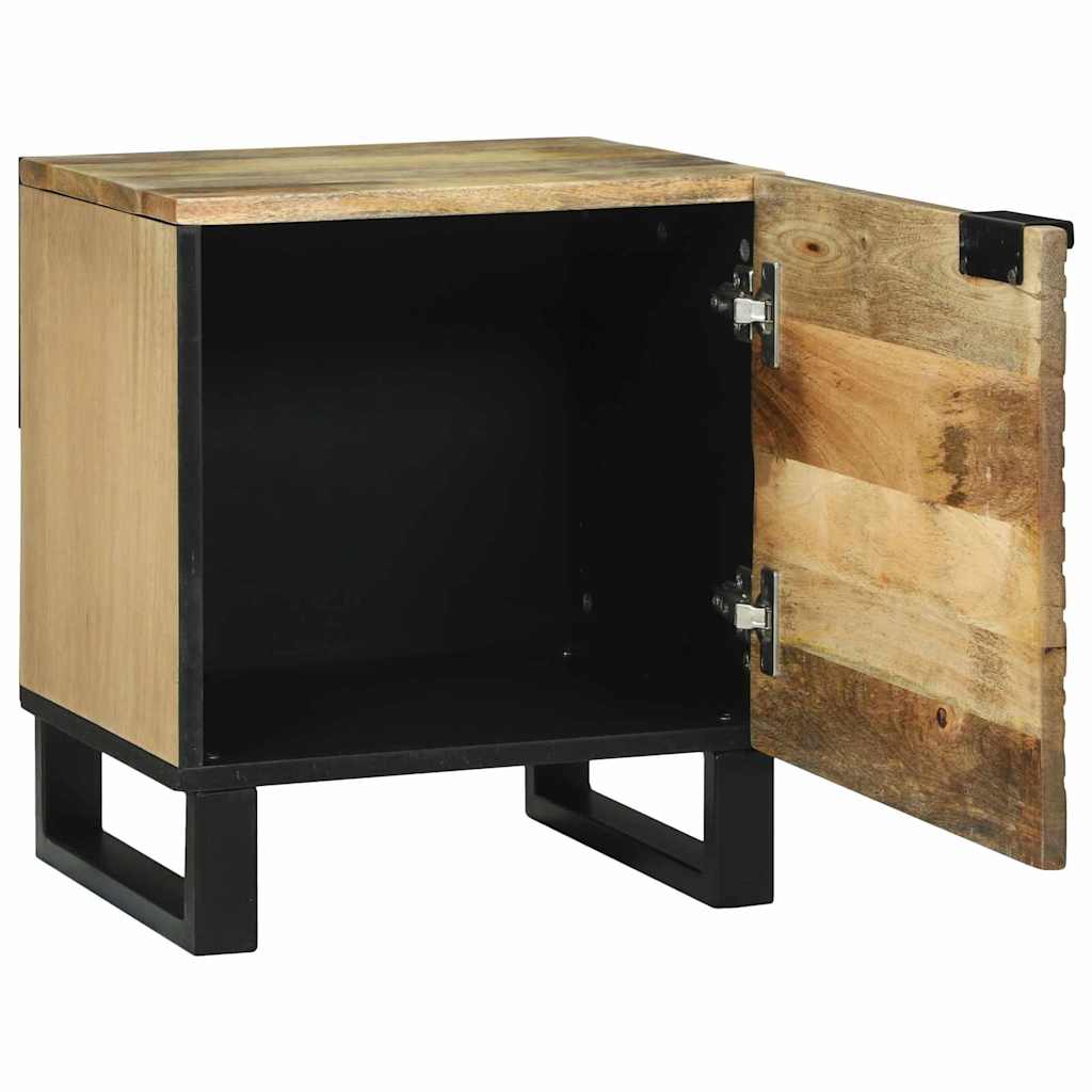 Bedside Tables Brown and Black 40 x 33 x 46 cm