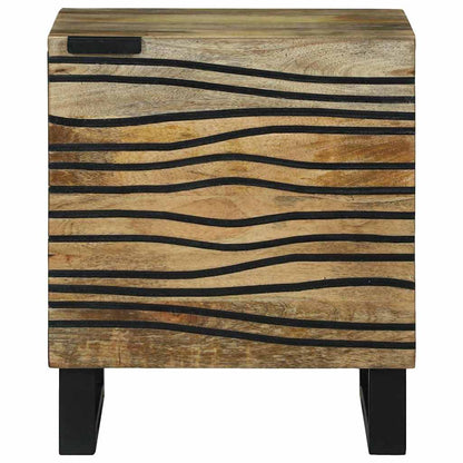 Bedside Tables Brown and Black 40 x 33 x 46 cm