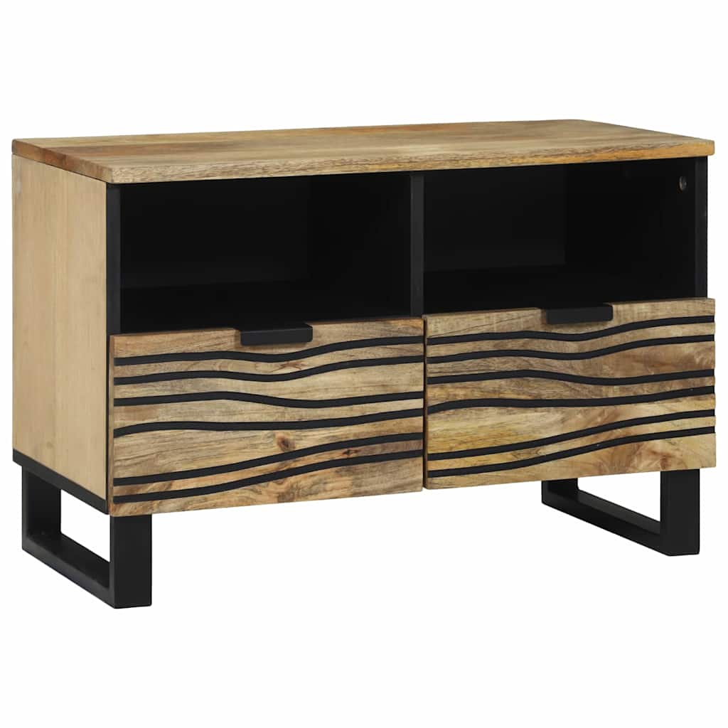 TV Cabinet with Drawer Brown 70 x 33 x 46 cm Solid mango wood