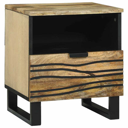Bedside Cabinet Brown 40 x 33 x 46 cm Solid mango wood