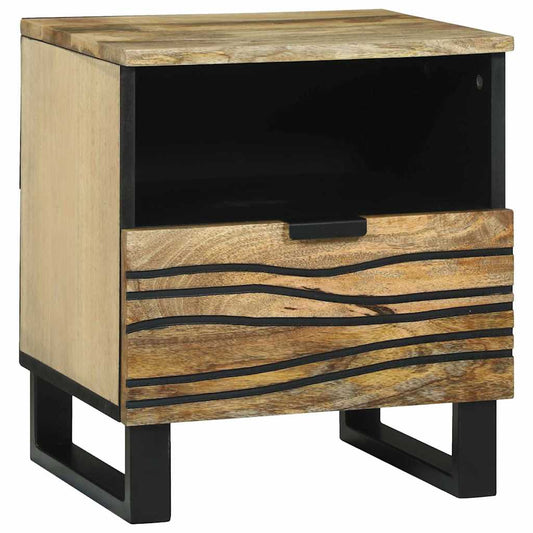 Bedside Cabinet Brown 40 x 33 x 46 cm Solid mango wood