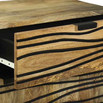 Bedside Cabinet Brown 50 x 33 x 60 cm Solid mango wood