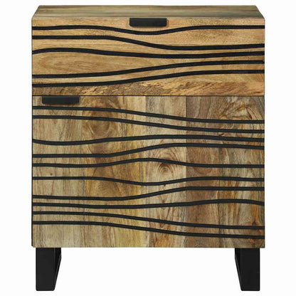 Bedside Cabinet Brown 50 x 33 x 60 cm Solid mango wood