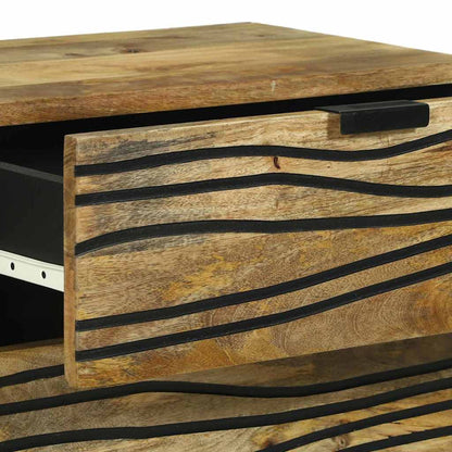 Bedside Cabinet Brown 50 x 33 x 60 cm Solid mango wood