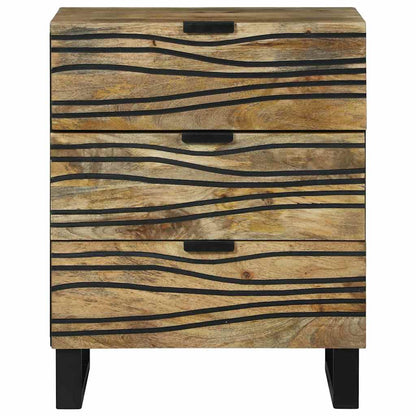 Bedside Cabinet Brown 50 x 33 x 60 cm Solid mango wood