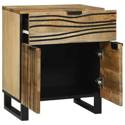 Bedside Cabinet Brown 50 x 33 x 60 cm Solid mango wood