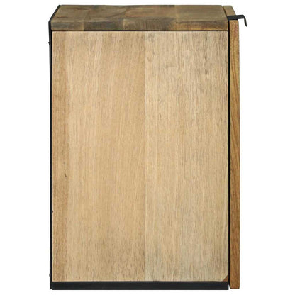 Sink Cabinet Brown and Black 38 x 33.5 x 48 cm Engineered wood